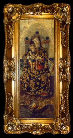 framed  CRIVELLI, Vittorio Madonna with the Child rg, ta009-2